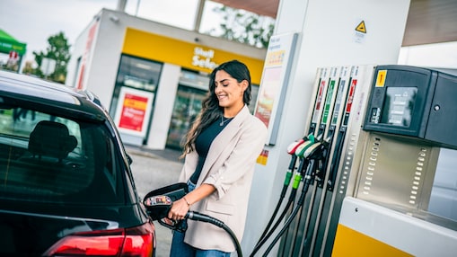 Posto de abastecimento Shell.